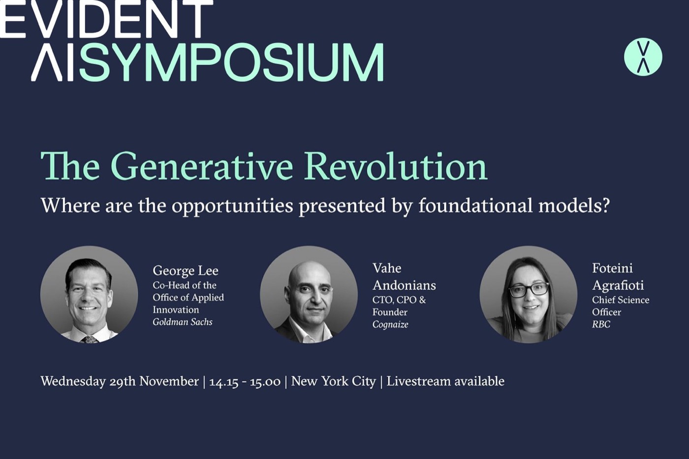 Evident AI Symposium Event Supported by Cognaize